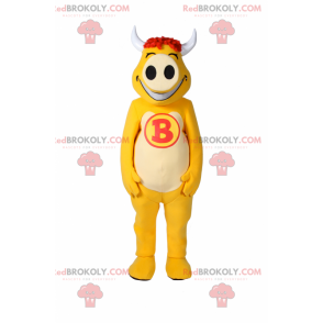 Mascotte della mucca gialla - Redbrokoly.com