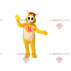 Maskot žlutá kráva - Redbrokoly.com