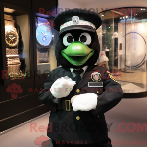 Green Navy Seal maskot...