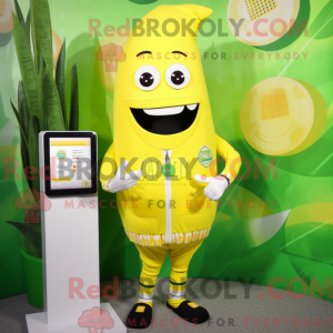 Gul selleri maskot drakt...