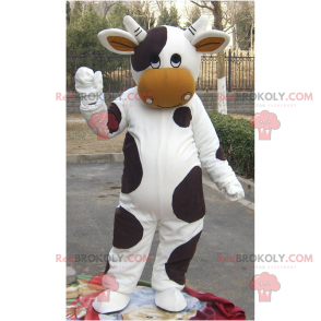 Bege nariz de mascote de vaca - Redbrokoly.com