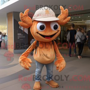 Maskottchenkostüm Tan Crab...