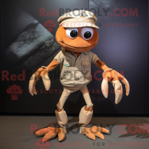 Disfraz de mascota Tan Crab...