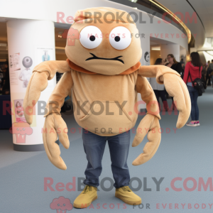 Maskottchenkostüm Tan Crab...