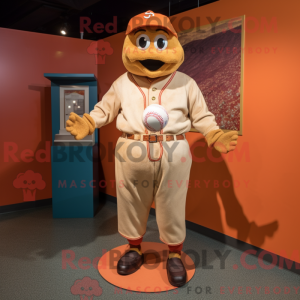 Rust Baseball Ball maskot...