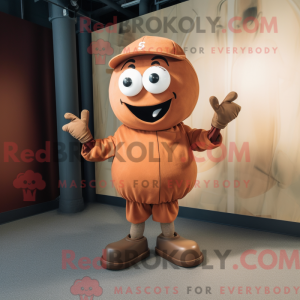 Rust Baseball Ball maskot...