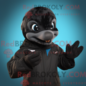Black Dolphin maskot...