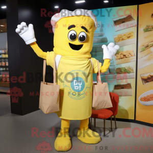 Yellow Pesto Pasta mascot...
