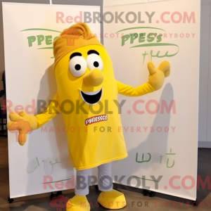 Yellow Pesto Pasta mascot...