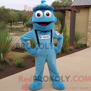 Cyan Jambalaya maskot...