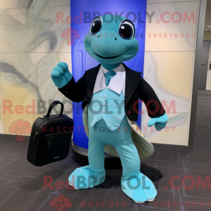 Postava maskota azurové...