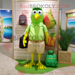 Personaggio mascotte pollo...