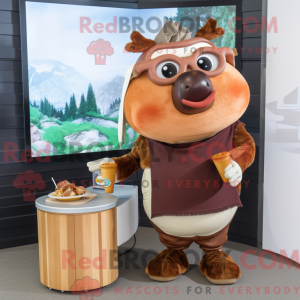Disfraz de mascota Brown...