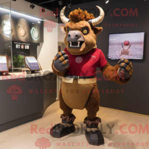 Minotaur maskot kostume...