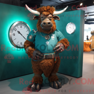 Minotaur maskot kostume...