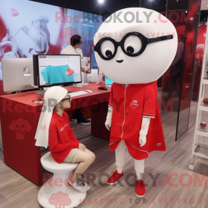 Red Beluga Whale mascot...