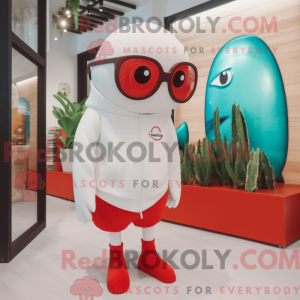 Red Beluga Whale mascot...