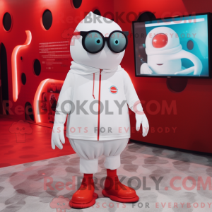 Red Beluga Whale mascot...