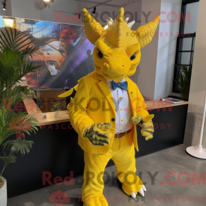 Geel Triceratops...