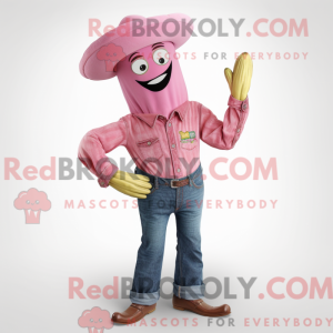 Rosa bamaskotkostyme kledd...