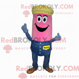 Rosa bamaskotkostyme kledd...