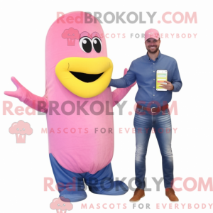 Rosa bamaskotkostyme kledd...