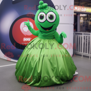 Groen Gyro-mascottekostuum...