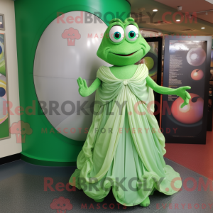 Groen Gyro-mascottekostuum...
