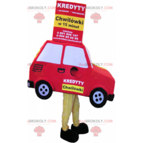 Rode auto mascotte - Redbrokoly.com