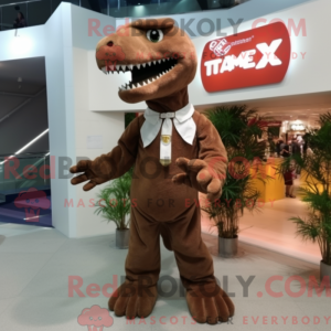 Costume mascotte de T Rex...