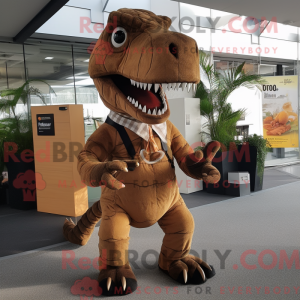 Brun T Rex máscara...