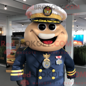 Navy Hamburger mascot...
