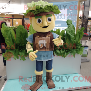 Brun Caesar Salad maskot...