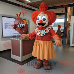 Postava maskota Rust Clown...