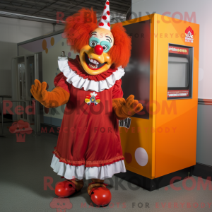 Rust Clown maskot drakt...