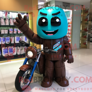 Disfraz de mascota de Cyan...
