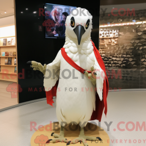 White Woodpecker mascot...