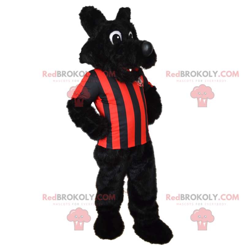 Maskotka Yorkshire w stroju piłkarskim - Redbrokoly.com Maskotka Yorkshire w stroju piłkarskim - Redbrokoly.com