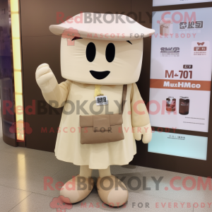 Beige Miso Soup mascot...