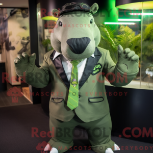 Costume mascotte de Tapir...