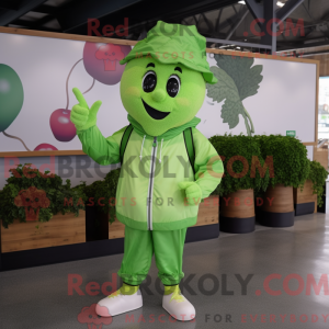 Postava maskota Green Grape...