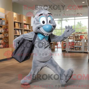 Gray Contortionist mascot...
