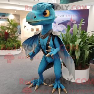 Turkis Dimorphodon maskot...