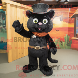 Maskottchenkostüm Schwarze...