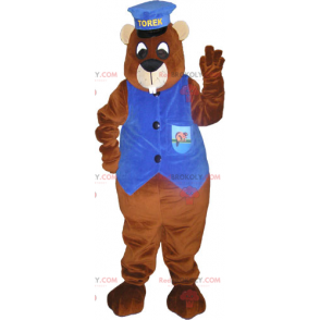 Egern maskot med sin controller outfit - Redbrokoly.com