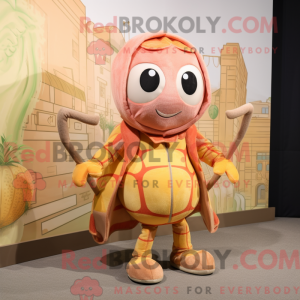 Peach Spider Maskottchen...
