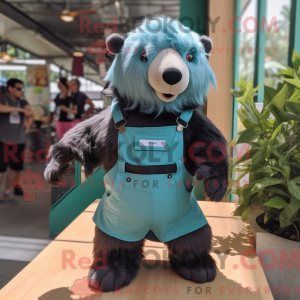 Maskotka Teal Sloth Bear...