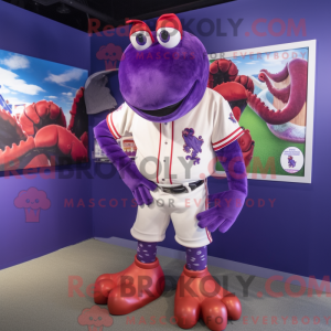 Disfraz de mascota Purple...