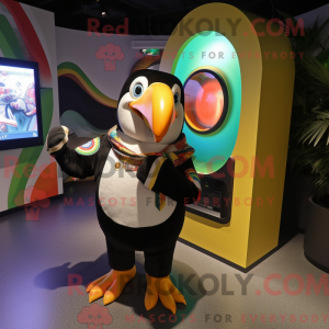 Toekan mascottekostuum...
