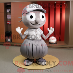 Personaggio mascotte grigio...